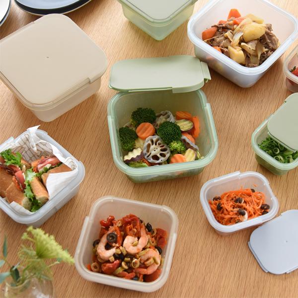 スライド式蓋の保存容器 3点セット／Hip ヒップ ストレージボックス