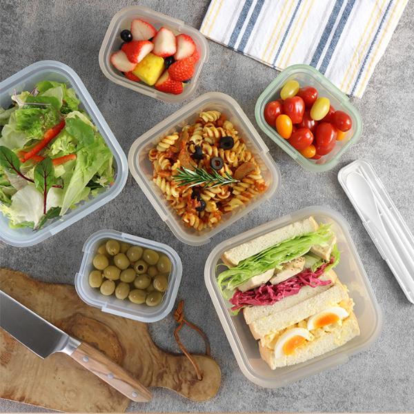 スライド式蓋の保存容器 3点セット／Hip ヒップ ストレージボックス