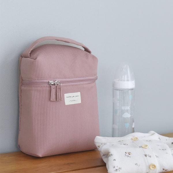 kukka ja puu たっぷり収納できる 哺乳瓶ポーチ 哺乳瓶ケース 保冷保温