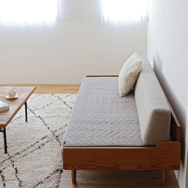 bon moment イブル風 ソファパッド 65×170cm 滑り止め付き／ボンモマン