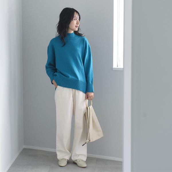 イージーケアが叶う ハイネックニット 洗濯機・タンブル乾燥OK 毛玉にになりにくい／kauliina カウリーナ【送料無料】