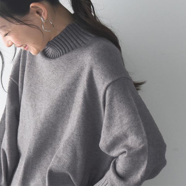 イージーケアが叶う ハイネックニット 洗濯機・タンブル乾燥OK 毛玉にになりにくい／kauliina カウリーナ【送料無料】