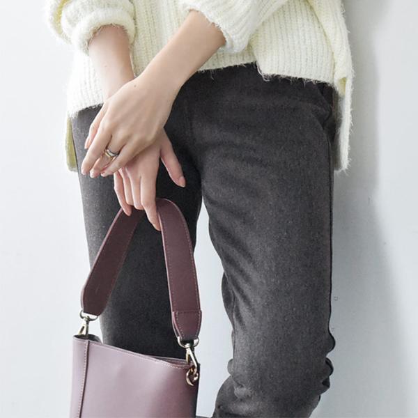 なめらかタッチ 裏ベロアで心地よい暖かさ ストレッチ レギンスパンツ／kauliina カウリーナ【送料無料】