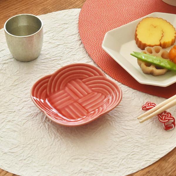 焼き締め 四方皿 豆皿 ペア 作家もの（小石原焼】オンライン陶器