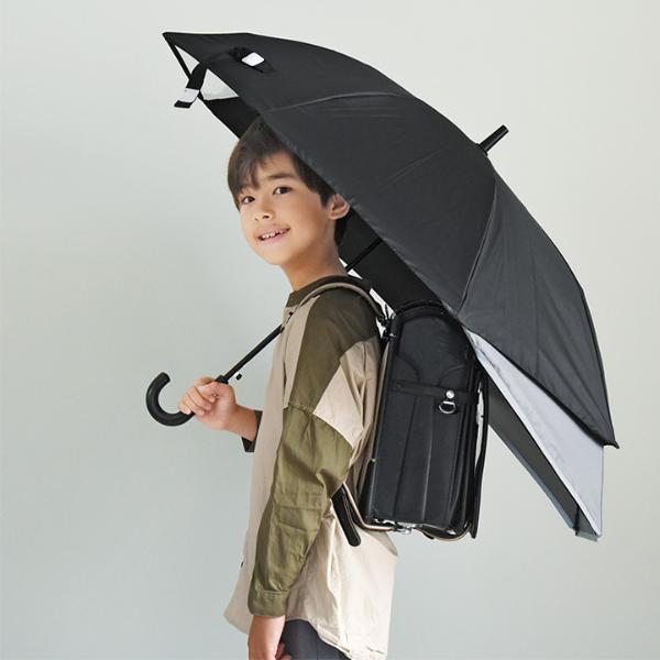 kukka ja puu ランドセルが濡れない 後ろが伸びる傘 トランスフォーム傘 キッズ 55cm 雨傘／クッカヤプー【雨の日】