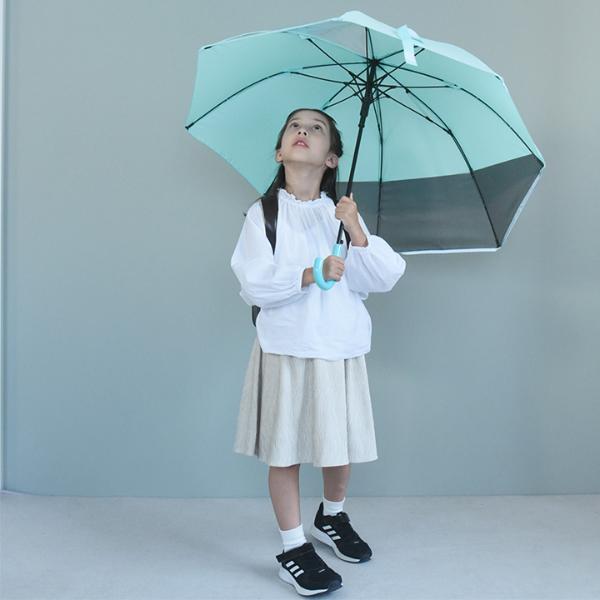 kukka ja puu ランドセルが濡れない 後ろが伸びる傘 トランスフォーム傘　キッズ 55cm 雨傘／クッカヤプー【雨の日】