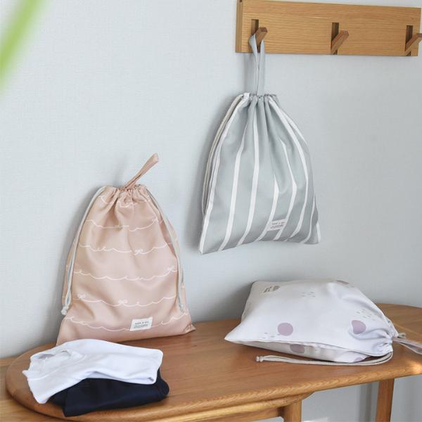 入園入学クーポン】【オリジナル柄】kukka ja puu 巾着袋 大 体操着