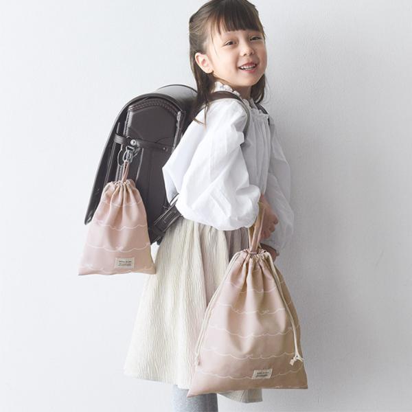 入園入学クーポン】【オリジナル柄】kukka ja puu 巾着袋 大 体操着