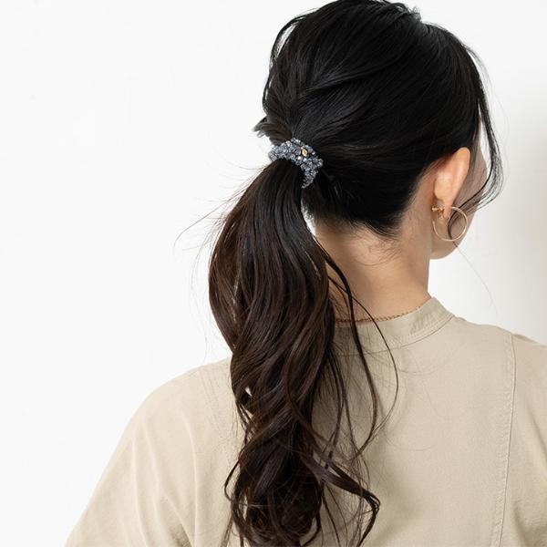 華やかヘアゴム　ヘアアクセサリーhujm35 さりげなく華やぐ ヘアゴム 3点セット／kauliina カウリーナ