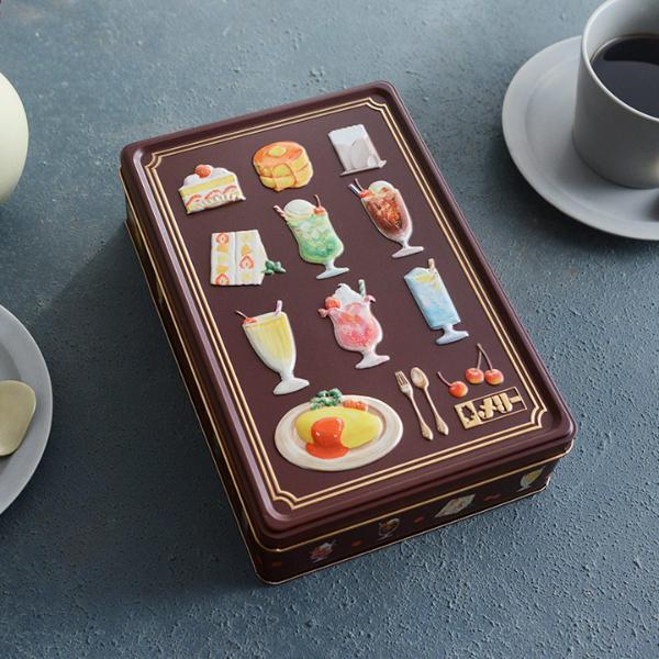 はじけるキャンディチョコレート 喫茶メニュー缶／Mary Chocolate