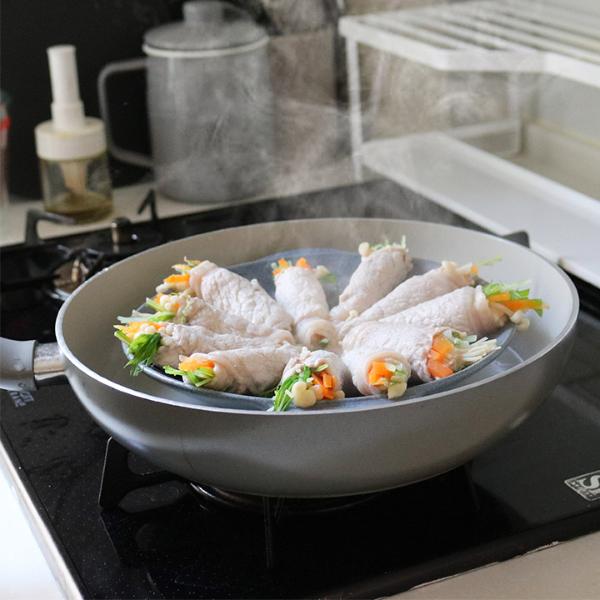 bon moment 毎日使いたくなる そのまま食卓へ運べる 陶器の蒸し皿 美濃焼／ボンモマン