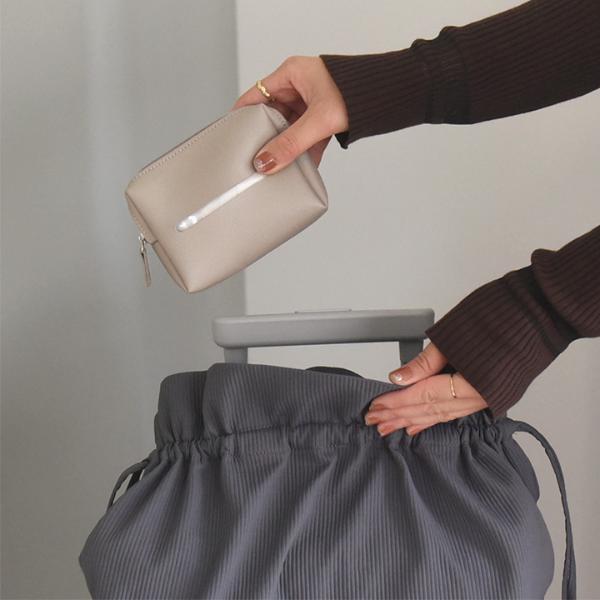 bon moment ポケットティッシュが3つ入る フェイクレザー