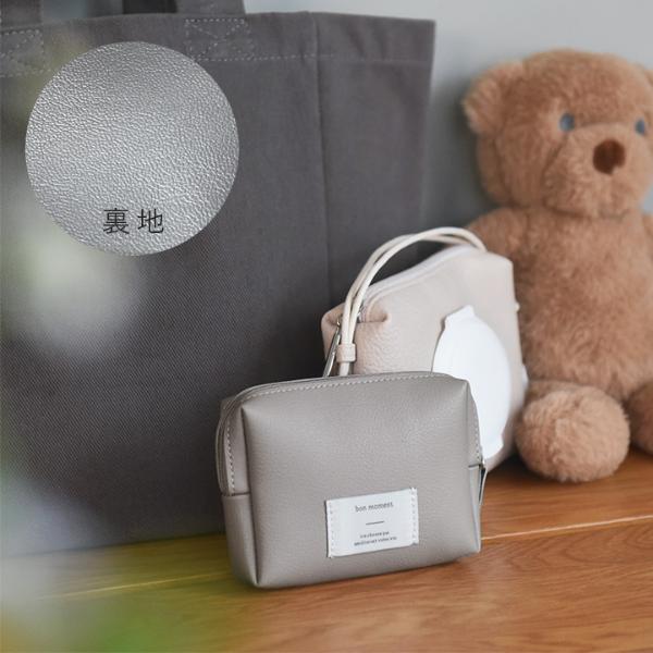 bon moment ポケットティッシュが3つ入る フェイクレザー ティッシュ