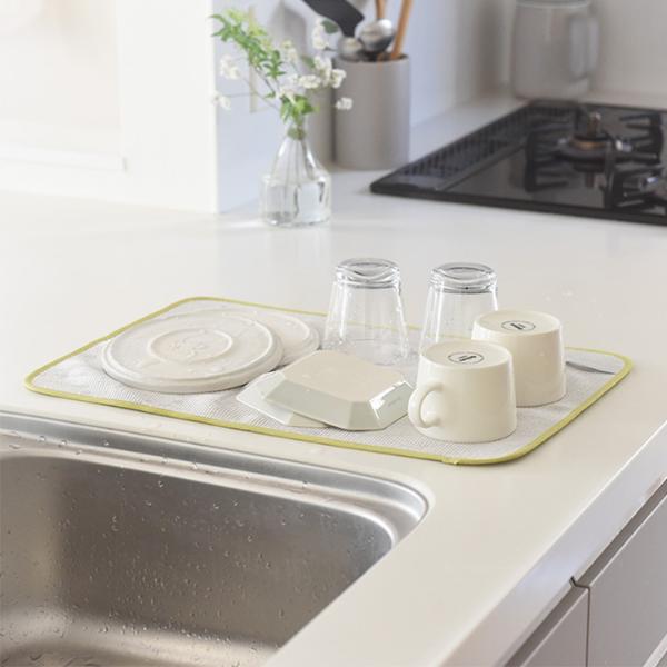 bon moment 永続的に抗菌する ミューファン 水切りマット／ボンモマン