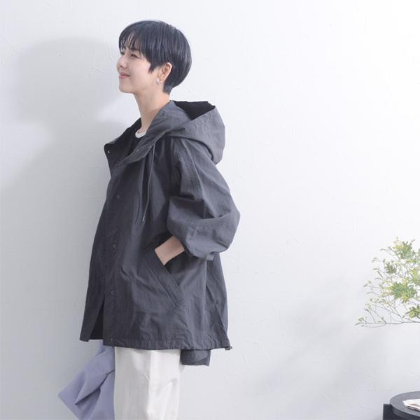 たっぷりシルエット モッズコート風 マウンテンパーカー／Agreable アグレアーブル