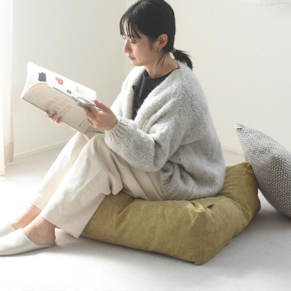 bon moment リビングクッションになる 掛け布団収納ケース
