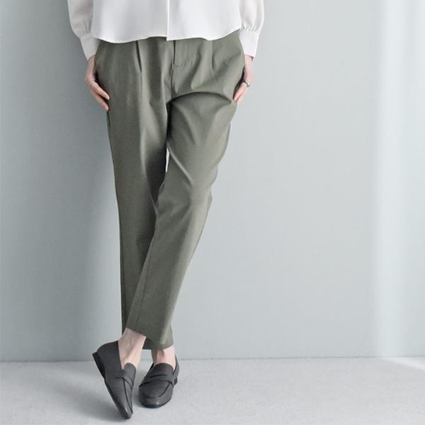 コットンタッチ すっきり美シルエット ストレッチパンツ／kauliina カウリーナ【送料無料】