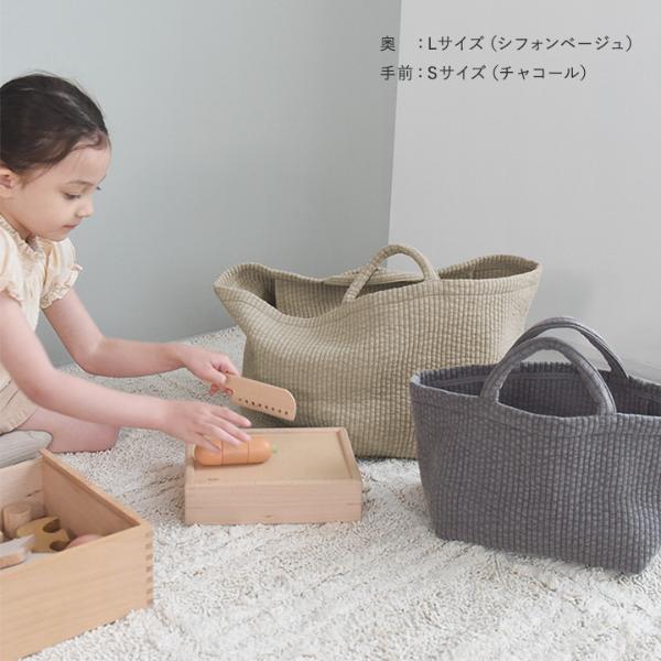 bon moment ヌビ風 目隠しできる 収納トート S／ボンモマン