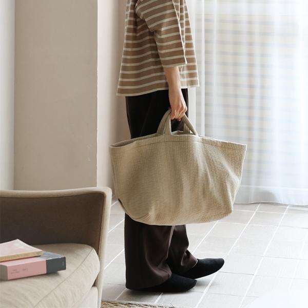 bon moment ヌビ風 目隠しできる 収納トート L／ボンモマン