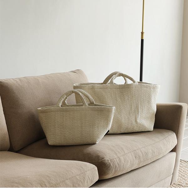 bon moment ヌビ風 目隠しできる 収納トート L／ボンモマン