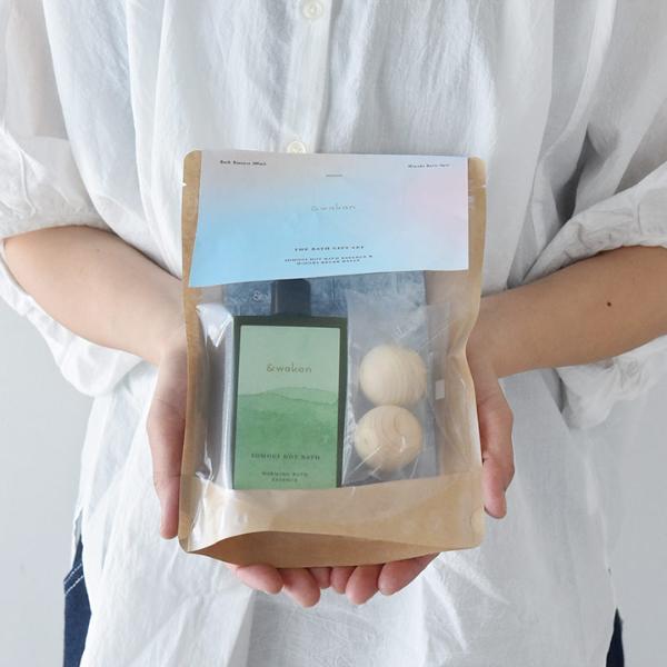 ＆wakan THE BATH GIFT SET よもぎ浴 入浴剤 ｜ アンジェ web shop（本店）