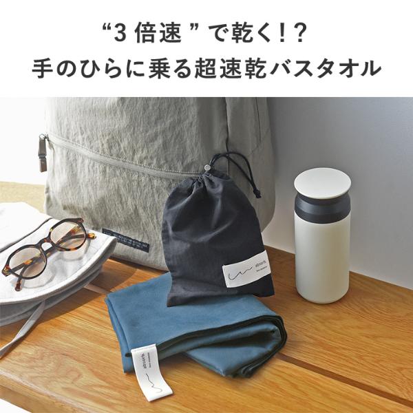 bon moment すぐ乾く 手の平サイズのバスタオル セームタオル