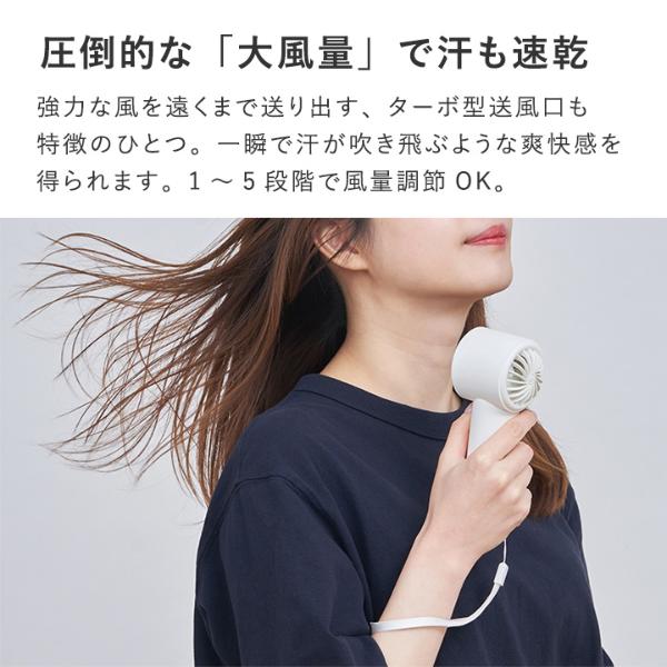 ペルチェ冷却機能 ターボハンディファン／ライフオンプロダクツ【送料