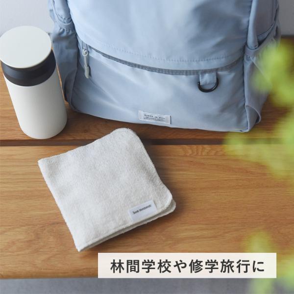 bon moment こっそり持ち歩ける ポケット付 サニタリーハンカチ 抗菌