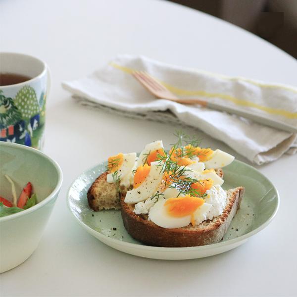 bon moment 陶器のような樹脂プレート 16cm 電子レンジ＆食洗機対応／ボンモマン