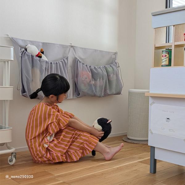kukka ja puu デッドスペースに収納 ぬいぐるみ ウォールポケット 収納 ディスプレイ／クッカヤプー