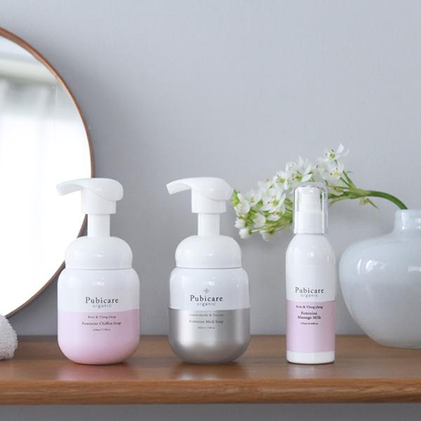 Pubicare organic フェミニン マッサージミルク ＜ローズ＆イラン