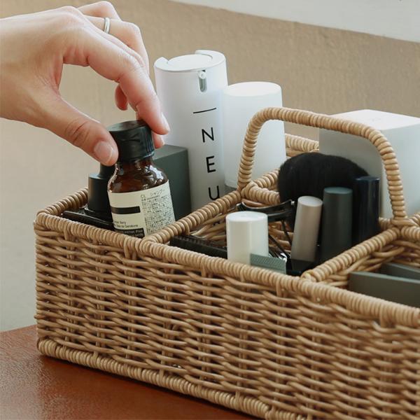 アンジェ別注】ユティル 持ち運びできる ハンドル付 仕切りボックス アンジェ別注】ユティル 持ち運びできる ハンドル付 仕切りボックス