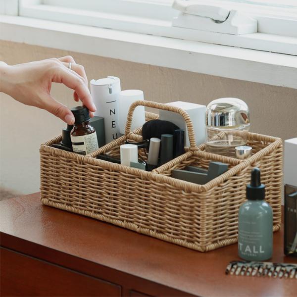 アンジェ別注】ユティル 持ち運びできる ハンドル付 仕切りボックス