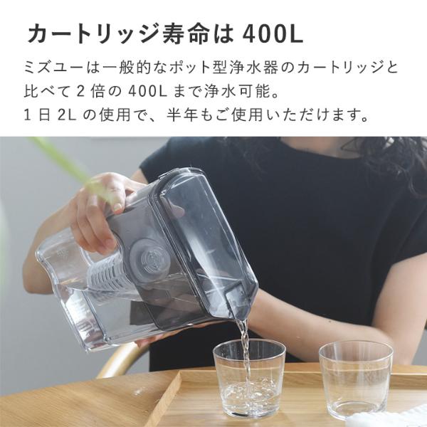 浄水器　ポット型　置き型　カートリッジ付き BRITA 浄水器 ブリタ brita 公式 ポット型浄水器 グラスジャグ