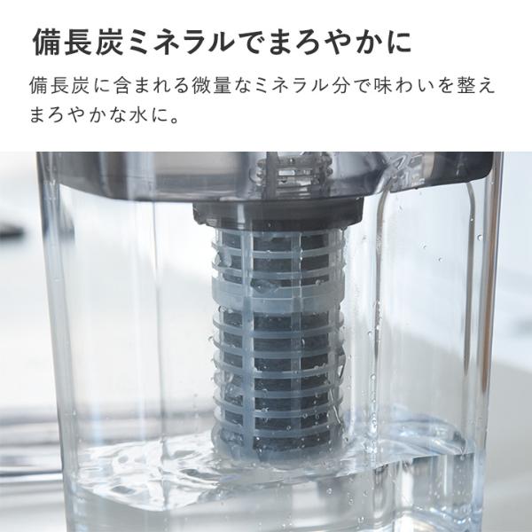 mini every 浄水器 本体とフィルターカートリッジ4本 浄水】卓上型の小さなウォーターサーバーevery frecious mini