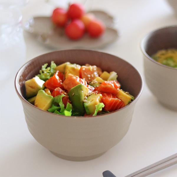 bon moment 軽くて丈夫な 木目調 どんぶり 700ml 電子レンジ食洗機対応