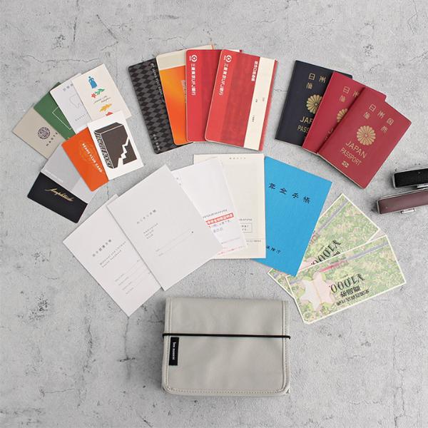 bon moment がばっと開いて見やすい 貴重品ケース／ボンモマン