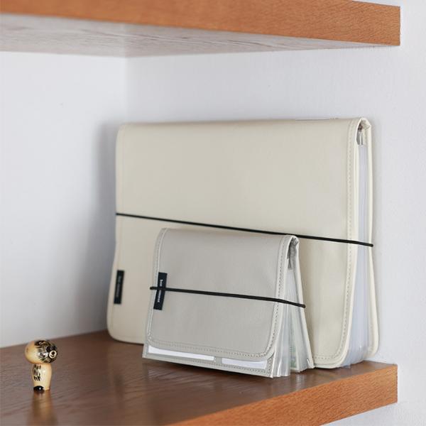 bon moment がばっと開いて見やすい 貴重品ケース／ボンモマン