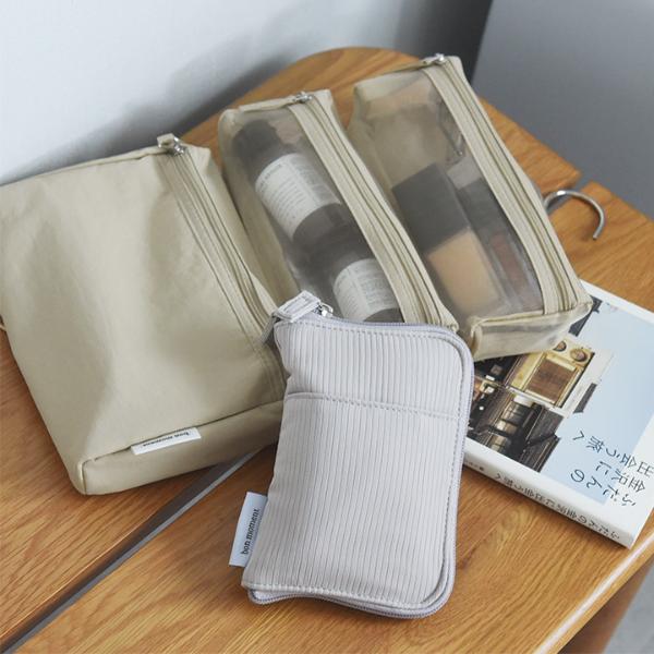 bon moment 旅上手になれる 手帳型 ミニポーチ／ボンモマン