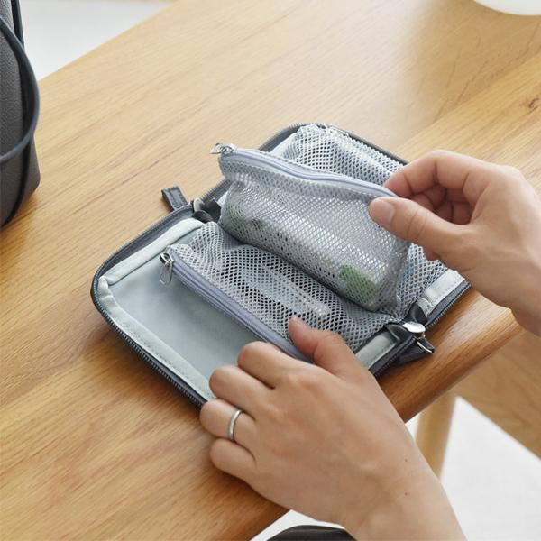 ユキエモンyukiemon’くもあられ'フラットポーチ'通帳ポーチ ユキエモンyukiemon'くもあられ'フラットポーチ'通帳ポーチ L字