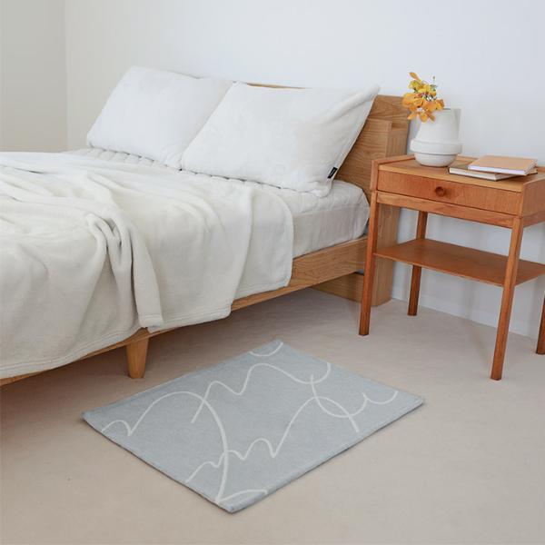 bon moment アートのような デザインラグ 玄関マット 50×70cm 滑り止め