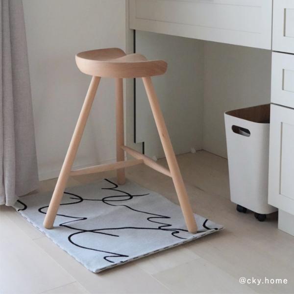 bon moment アートのような デザインラグ 玄関マット 50×70cm 滑り止め