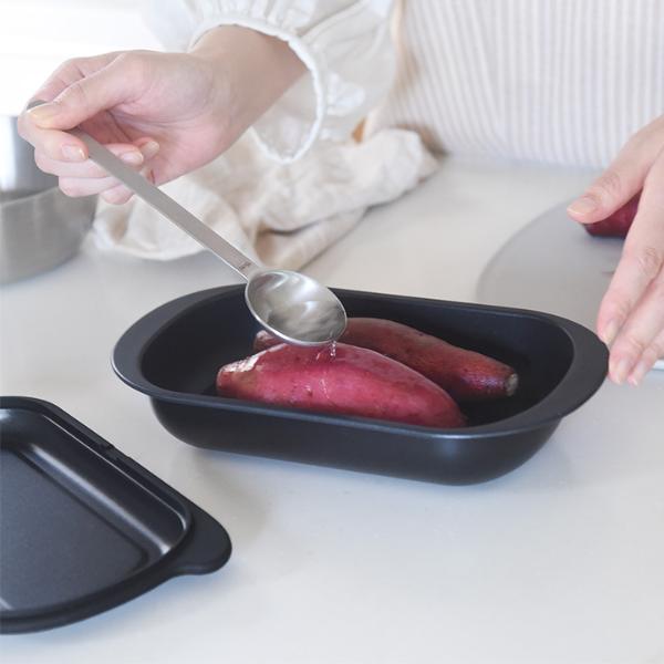 焼き芋器具　レシピ付き　未使用に近い　超美品 楽天市場】レンジでホクホクの焼き芋 未来型ロースター レシピ付き