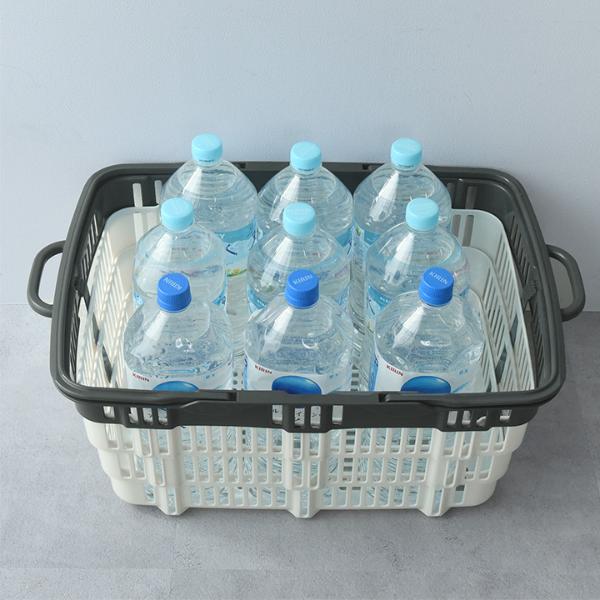 たためる買い物カゴ レジかご マイカゴ 折りたたみバスケット【送料