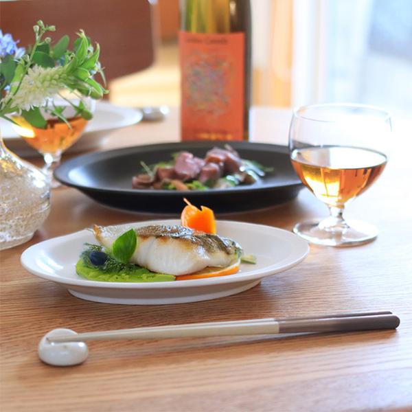 bon moment 料理が引き立つ 毎日のうつわ オーバルプレートL 美濃焼 