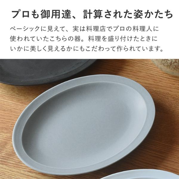 bon moment 料理が引き立つ 毎日のうつわ オーバルプレートL 美濃焼