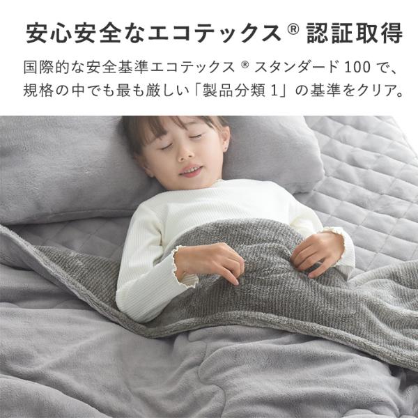 15%OFFクーポン】bon momoment グラフェンファー 4層毛布 シンサレート