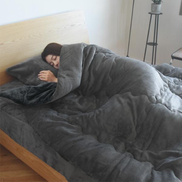 10%OFFクーポン 27日迄】bon momoment グラフェンファー 4層毛布