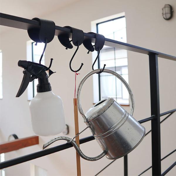 bon moment 椅子やポールに吊るせる フェイクレザー S字フック 4個