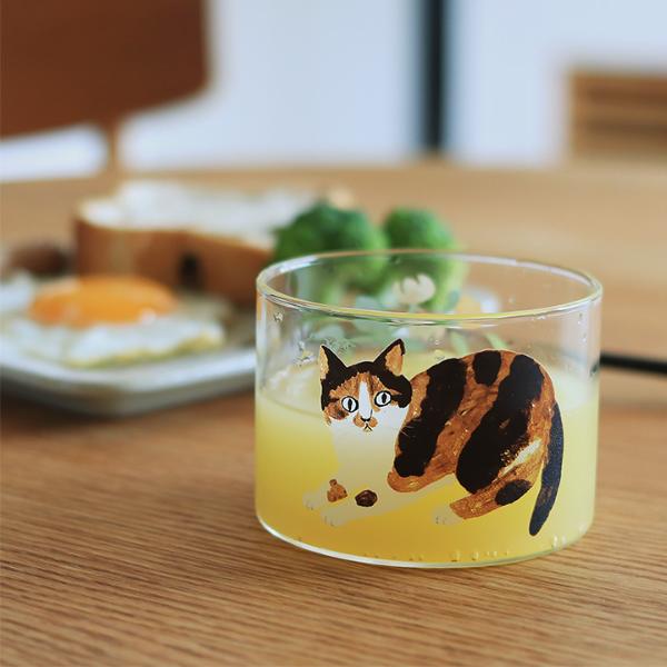 松尾ミユキ 猫モチーフグラス／Matsuo Miyuki ｜ アンジェ web shop